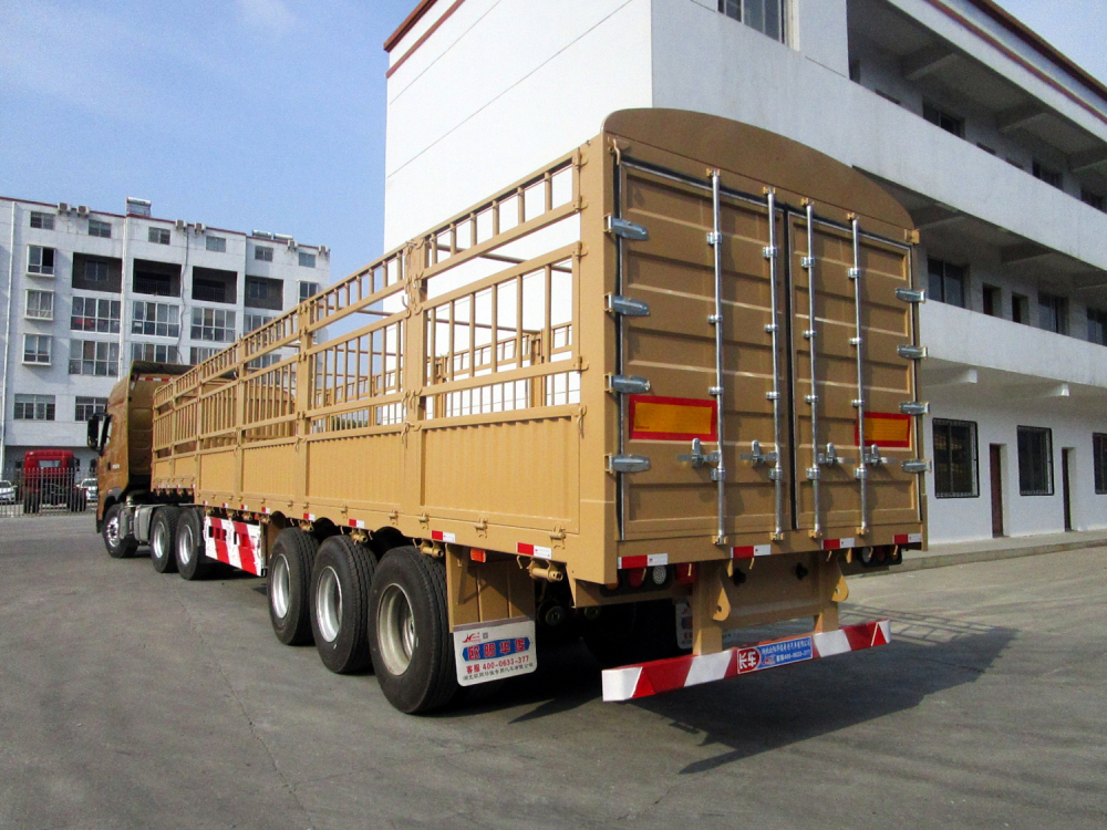 13米鵝頸倉柵式半掛車