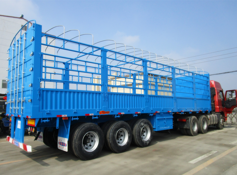 11米直梁倉柵式半掛車